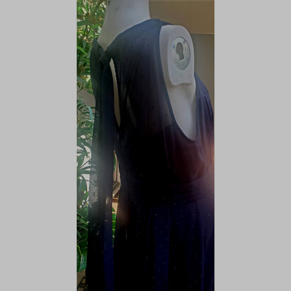 Hobbs Alexis Maxi Dress, Navy Blue, NWT Size 10* - Picture 14 of 14